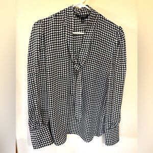 Vintage Ralph Lauren Houndsooth Blouse